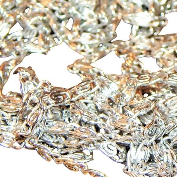 Classic Very Light Weight Metal Multi-Layer Necklace - Picture 3 of 8